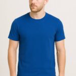 Men’s Royal Blue Round Neck T-Shirt